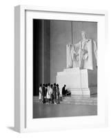 Paying Homage to Lincoln-William J. Smith-Framed Photographic Print