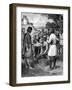 Paying Rent in Saxon Times-Ernest Prater-Framed Giclee Print