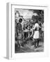 Paying Rent in Saxon Times-Ernest Prater-Framed Giclee Print