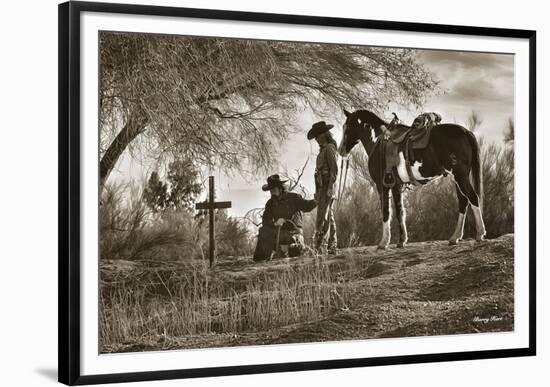 Paying Respect-Barry Hart-Framed Giclee Print