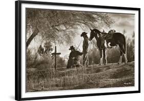 Paying Respect-Barry Hart-Framed Giclee Print