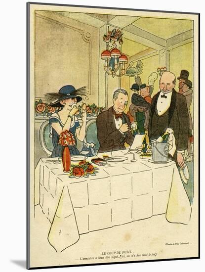 Paying the Bill 1919-Piere Colombier-Mounted Art Print