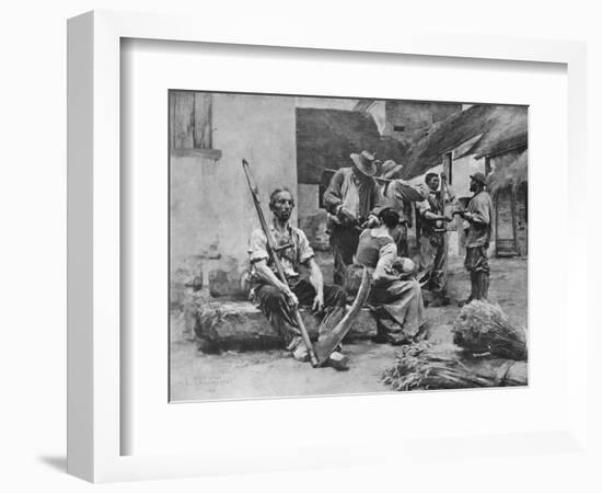 'Paying the Harvesters', 1882, (1911)-Leon-Augustin Lhermitte-Framed Giclee Print