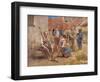 Paying the Harvesters-Léon Augustin L'hermitte-Framed Giclee Print