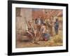 Paying the Harvesters-Léon Augustin L'hermitte-Framed Giclee Print