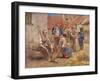 Paying the Harvesters-Léon Augustin L'hermitte-Framed Giclee Print