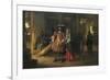 Paying the Hostess-Pieter de Hooch-Framed Art Print