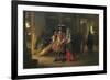 Paying the Hostess-Pieter de Hooch-Framed Art Print