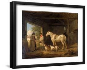 Paying the Ostler-George Morland-Framed Giclee Print