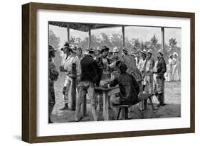 Paying West Indian Labourers, 1888-null-Framed Giclee Print