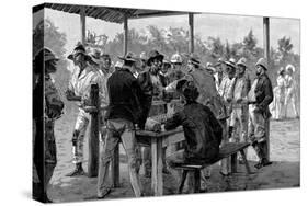 Paying West Indian Labourers, 1888-null-Stretched Canvas