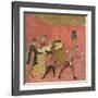 Payment of Salaries to the Night Watchmen in the Camera del Comune of Siena,1440-60-Italian School-Framed Giclee Print