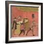 Payment of Salaries to the Night Watchmen in the Camera del Comune of Siena,1440-60-Italian School-Framed Giclee Print