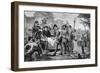 Payment of the Ancient Fee of the Cypress Tree, Bordeaux, France, 1453 (1882-188)-Trichon-Framed Giclee Print