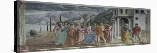 Payment of Tribute-Masaccio-Stretched Canvas