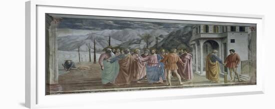 Payment of Tribute-Masaccio-Framed Giclee Print