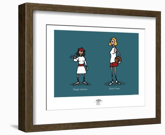 Pays B. - Basque haineuse-Sylvain Bichicchi-Framed Art Print