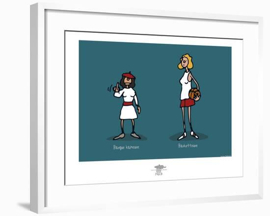 Pays B. - Basque haineuse-Sylvain Bichicchi-Framed Art Print