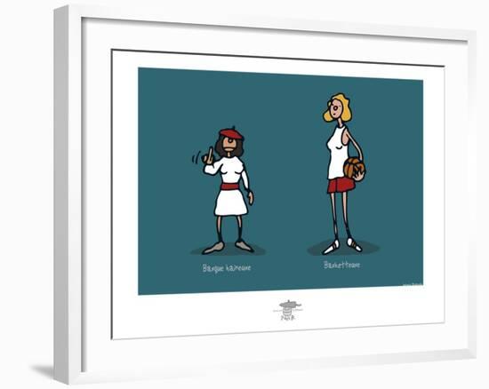 Pays B. - Basque haineuse-Sylvain Bichicchi-Framed Art Print