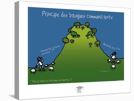 Pays B. - Basques communicants-Sylvain Bichicchi-Stretched Canvas