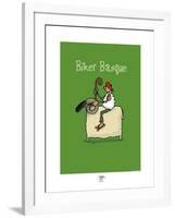 Pays B. - Biker basque-Sylvain Bichicchi-Framed Art Print