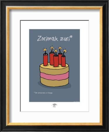 Pays B Bon Anniversaire Basque Prints Sylvain Bichicchi Allposters Com