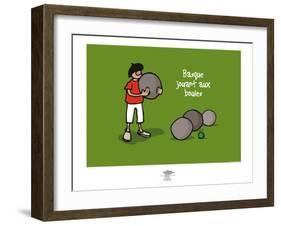 Pays B. - Boules basques-Sylvain Bichicchi-Framed Art Print