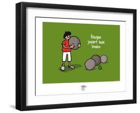 Pays B. - Boules basques-Sylvain Bichicchi-Framed Art Print