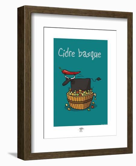 Pays B. - Cidre basque-Sylvain Bichicchi-Framed Art Print