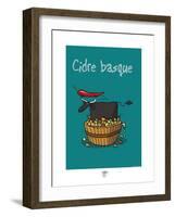 Pays B. - Cidre basque-Sylvain Bichicchi-Framed Art Print