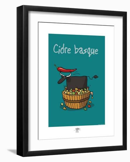 Pays B. - Cidre basque-Sylvain Bichicchi-Framed Art Print