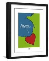 Pays B. - Cœur basque-Sylvain Bichicchi-Framed Art Print