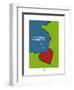 Pays B. - Cœur basque-Sylvain Bichicchi-Framed Art Print