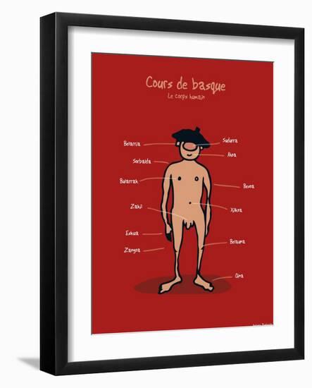 Pays B. - Cours de basque-Sylvain Bichicchi-Framed Art Print