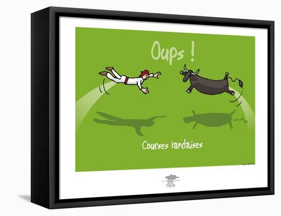 Pays B. - Courses landaise-Sylvain Bichicchi-Framed Stretched Canvas