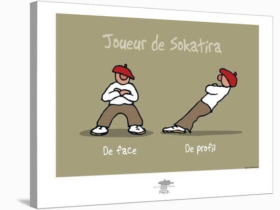 Pays B. - Joueur de Sokatira-Sylvain Bichicchi-Stretched Canvas