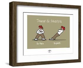 Pays B. - Joueur de Sokatira-Sylvain Bichicchi-Framed Art Print