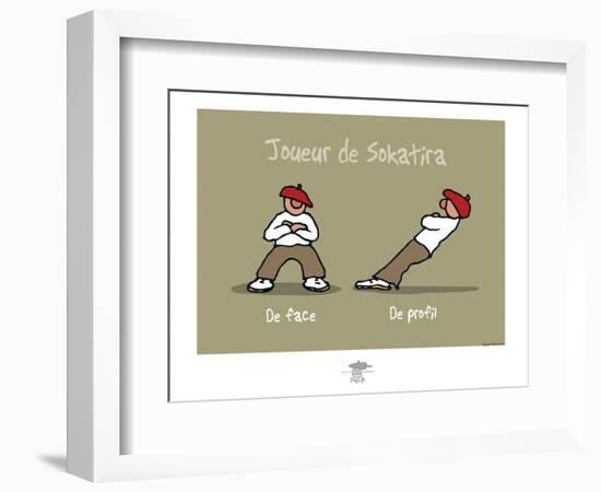 Pays B. - Joueur de Sokatira-Sylvain Bichicchi-Framed Art Print