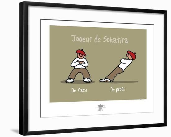 Pays B. - Joueur de Sokatira-Sylvain Bichicchi-Framed Art Print