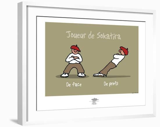 Pays B. - Joueur de Sokatira-Sylvain Bichicchi-Framed Art Print