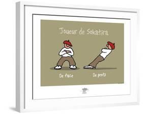 Pays B. - Joueur de Sokatira-Sylvain Bichicchi-Framed Art Print