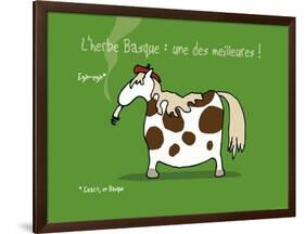 Pays B. - L'herbe basque-Sylvain Bichicchi-Framed Art Print