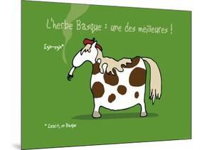 Pays B. - L'herbe basque-Sylvain Bichicchi-Mounted Art Print