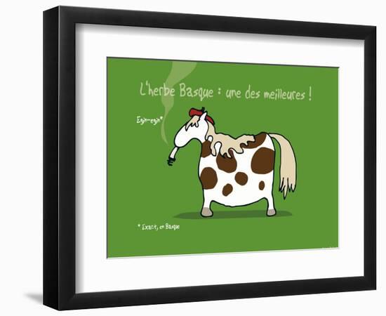 Pays B. - L'herbe basque-Sylvain Bichicchi-Framed Art Print