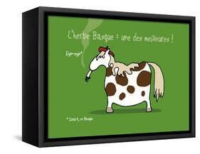 Pays B. - L'herbe basque-Sylvain Bichicchi-Framed Stretched Canvas