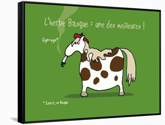 Pays B. - L'herbe basque-Sylvain Bichicchi-Framed Stretched Canvas