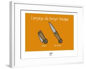 Pays B. - Langage du berger basque-Sylvain Bichicchi-Framed Art Print