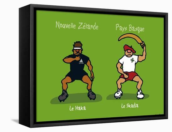 Pays B. - Le Haka basque-Sylvain Bichicchi-Framed Stretched Canvas