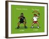 Pays B. - Le Haka basque-Sylvain Bichicchi-Framed Art Print