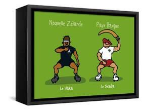 Pays B. - Le Haka basque-Sylvain Bichicchi-Framed Stretched Canvas